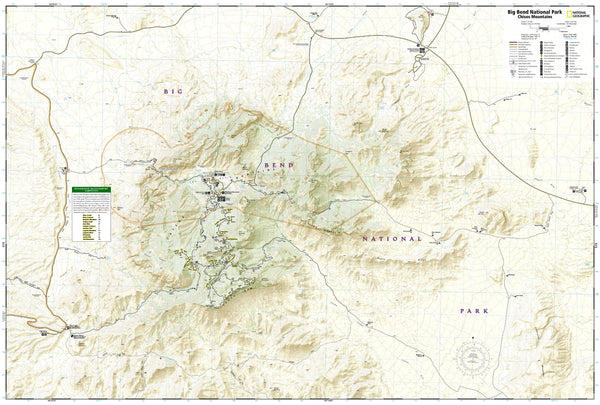 Big Bend National Park Map (National Geographic Trails Illustrated Map, 225) [Map] National Geographic Maps - Trails Illustrated - Wide World Maps & MORE!