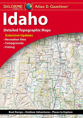 Delorme Atlas & Gazetteer Idaho [Paperback] Garmin Ltd - Wide World Maps & MORE!
