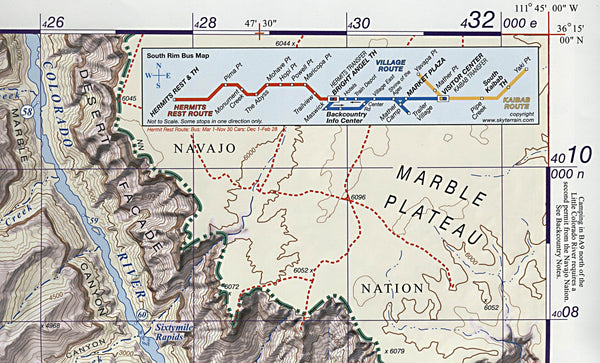 Grand Canyon Trail Map 7th Edition [Map] Sky Terrain and Kent Schulte - Wide World Maps & MORE!