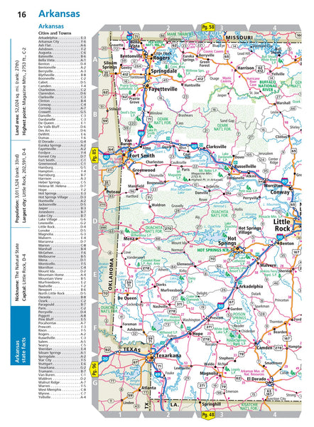 Road Atlas 2025: United States, Canada, Mexico Easy to Read Large Print Maps - Wide World Maps & MORE!