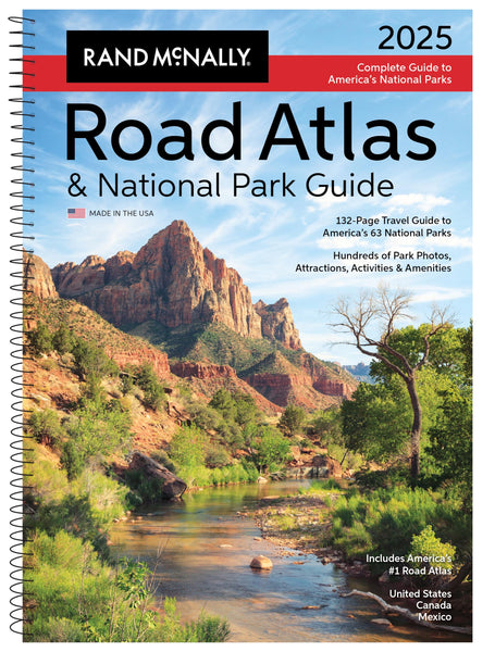 2025 Road Atlas & National Park Guide (Archival - Like New) - Wide World Maps & MORE!