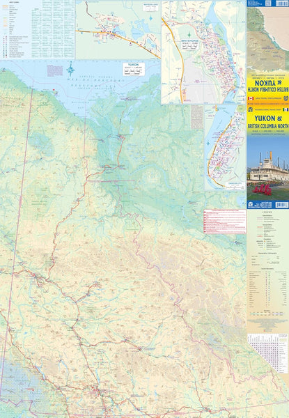 Yukon and Northern BC Travel Map 1:1m/1.4m - 2025 Ed ITMB Publishing Ltd - Wide World Maps & MORE!