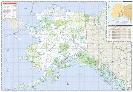 Easy To Read! Alaska State Map - Wide World Maps & MORE!
