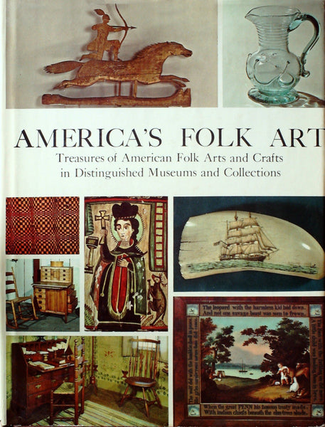 America's Folk Art -- Treasures of American Folk Arts and Crafts in Distinguished Museums and Collections [Hardcover] Polley, Robert L. - Wide World Maps & MORE!