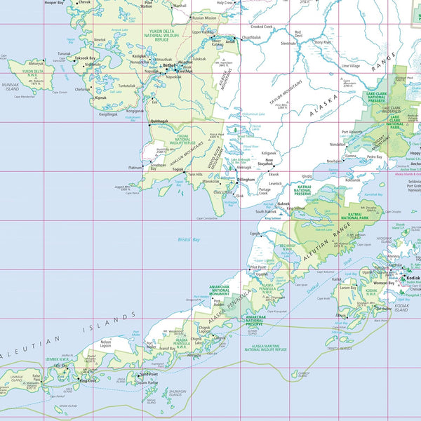 Easy To Read! Alaska State Map - Wide World Maps & MORE!