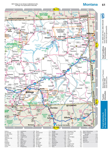 Road Atlas 2025: United States, Canada, Mexico Easy to Read Large Print Maps - Wide World Maps & MORE!