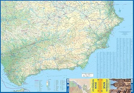 Spain Mediterranean Coast Travel Reference Map [Map] ITMB Publishing LTD - Wide World Maps & MORE!