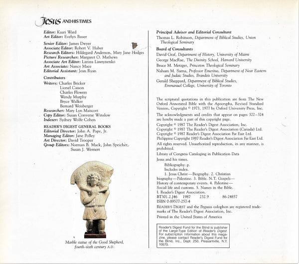 Jesus and His Times - Wide World Maps & MORE!