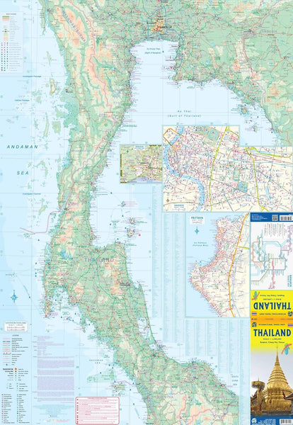 Thailand Travel Reference Map (Waterproof) 1:1M - Wide World Maps & MORE!