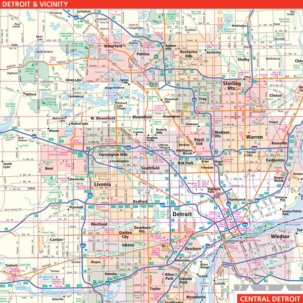 Rand McNally Easy To Read: Michigan State Map - Wide World Maps & MORE!