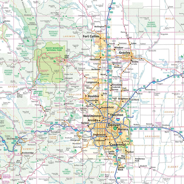 Easy to Read! Colorado State Map - Wide World Maps & MORE!