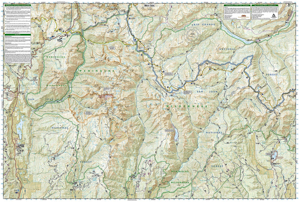Weminuche Wilderness Map (National Geographic Trails Illustrated Map, 140) [Map] National Geographic Maps - Trails Illustrated - Wide World Maps & MORE!