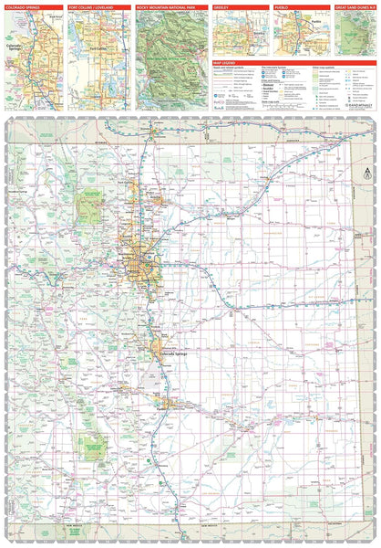 Easy to Read! Colorado State Map - Wide World Maps & MORE!