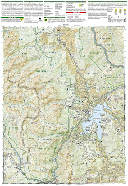 Vail, Frisco, Dillon (Colorado) Trails Illustrated Map, 108 - Wide World Maps & MORE!