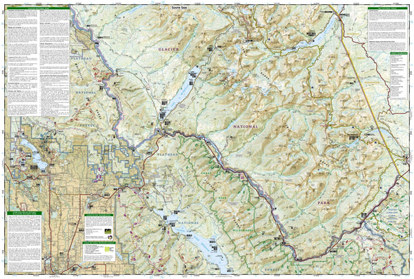Glacier and Waterton Lakes National Parks Map (National Geographic Trails Illustrated Map, 215) [Map] National Geographic Maps - Trails Illustrated - Wide World Maps & MORE!