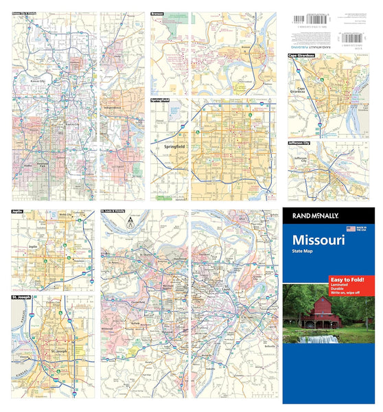 Easy to Fold! Missouri State Map (Laminated) - Wide World Maps & MORE!