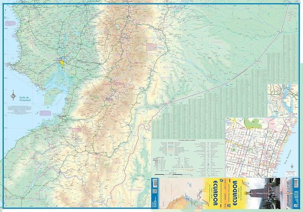 Ecuador, Quito, Guayaquil, Galapagos [Map] Pham Viet Hoa and Kevin Healey - Wide World Maps & MORE!