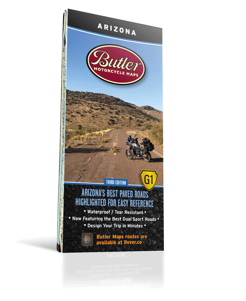 Best Paved Roads in Arizona - Arizona G1 Series Map - Wide World Maps & MORE!