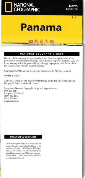 Panama (Adventure Travel Map 3101) - Wide World Maps & MORE!