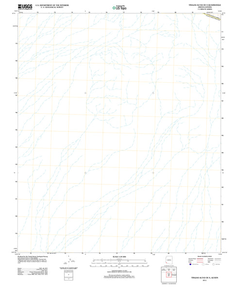 South of Tinajas Altas [Map] United States Geological Survey - Wide World Maps & MORE!