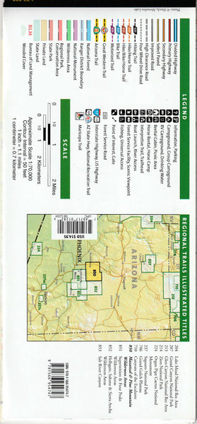 Mazatzal and Pine Mountain Wilderness Areas [Coconino, Prescott, and Tonto National Forests] (Trails Illustrated Map 850) - Wide World Maps & MORE!