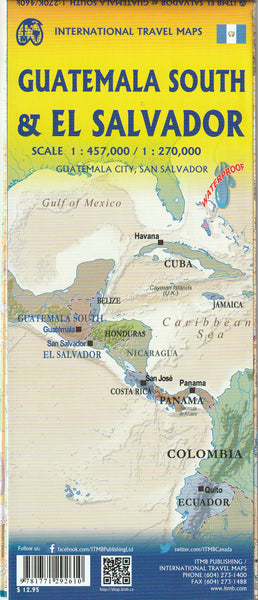 El Salvador 1 : 270 000 / South Guatemala - Wide World Maps & MORE!