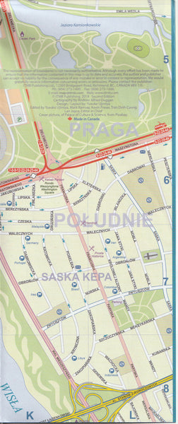 Warsaw City Map 1:9K & Poland East 1:650K ITM 2s ITMB Publishing LTD - Wide World Maps & MORE!