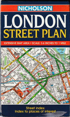 Nicholson London Street Plan - Wide World Maps & MORE!