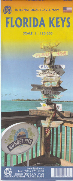Florida Keys Travel Map 1:120,000 - Wide World Maps & MORE!