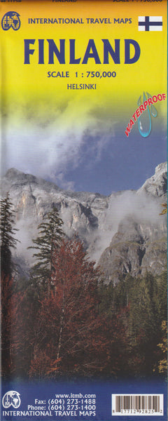 Finland Travel Reference Map 1:750K - Wide World Maps & MORE!
