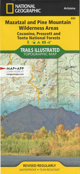 Mazatzal and Pine Mountain Wilderness Areas [Coconino, Prescott, and Tonto National Forests] (Trails Illustrated Map 850) - Wide World Maps & MORE!
