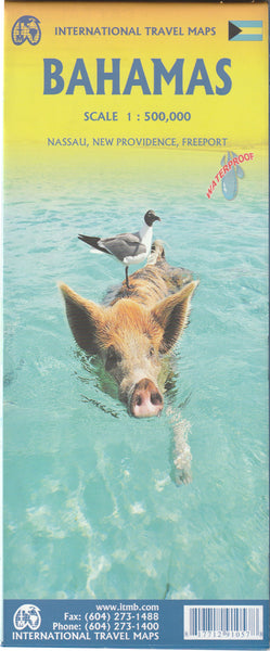 Bahamas Travel Map 1:500,000 - Wide World Maps & MORE!