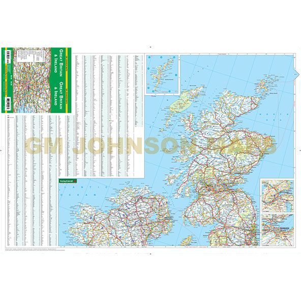 Great Britain & Ireland, Europe Countries [Map] Freytag-Berndt - Wide World Maps & MORE!