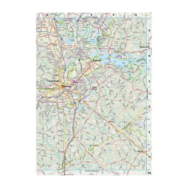 Virginia Detailed Topographic Maps (DeLorme Atlas & Gazetteer)