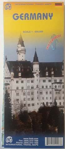 2009 Germany Travel Reference Map 1:650,000 (Collectible - Like New) - Wide World Maps & MORE!