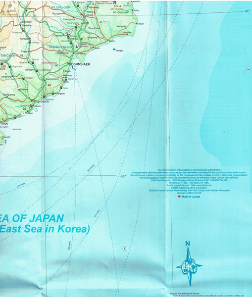 Korea North and South Travel Reference Map 1:830K/1:550K (Waterproof) [Pyongyang, Seoul, Jeju Island] - Wide World Maps & MORE! - Map - ITMB Publishing, Ltd. - Wide World Maps & MORE!