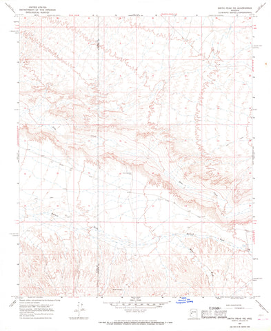 SMITH PEAK NE, Arizona (7.5'×7.5' Topographic Quadrangle) - Wide World Maps & MORE!