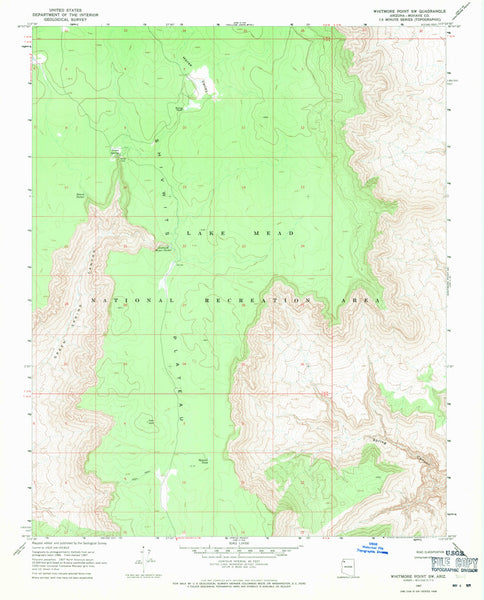 WHITMORE POINT SW, Arizona 7.5' - Wide World Maps & MORE!