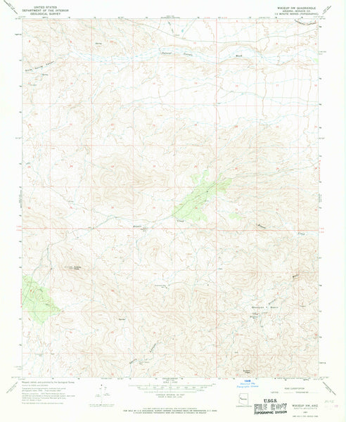 WIKIEUP NW, Arizona 7.5' - Wide World Maps & MORE!