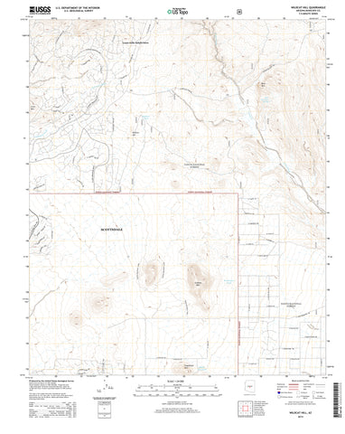 Wildcat Hill, Arizona (US Topo 7.5'×7.5' Topographic Quadrangle) - Wide World Maps & MORE!