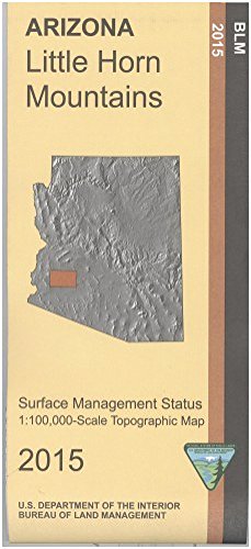 Little Horn Mountains Surface Management Status 1:100,000-Scale Topographic Map - Wide World Maps & MORE! - Map - United Stated Department of the Interior - Wide World Maps & MORE!