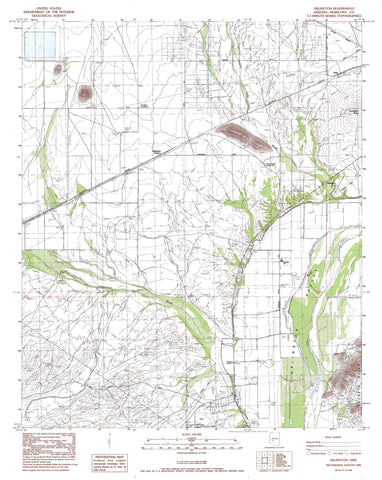 Arlington, Arizona (7.5'×7.5' Topographic Quadrangle) - Wide World Maps & MORE! - Map - Wide World Maps & MORE! - Wide World Maps & MORE!