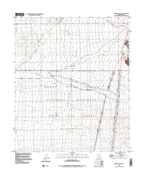 ARMENTA WELL, Arizona 7.5' - Wide World Maps & MORE!