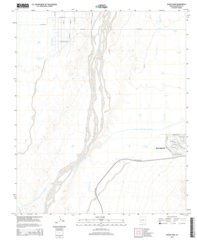 Daggs Tank, Arizona (US TOPO 7.5'×7.5' Topographic Quadrangle) - Wide World Maps & MORE!