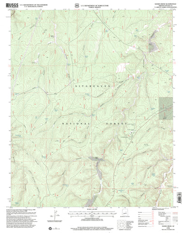 Hanks Draw, Arizona (7.5'×7.5' Topographic Quadrangle) - Wide World Maps & MORE!