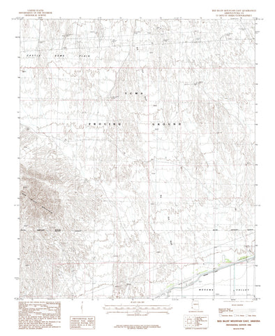 RED BLUFF MTN EAST, Arizona 7.5' - Wide World Maps & MORE! - Map - Wide World Maps & MORE! - Wide World Maps & MORE!