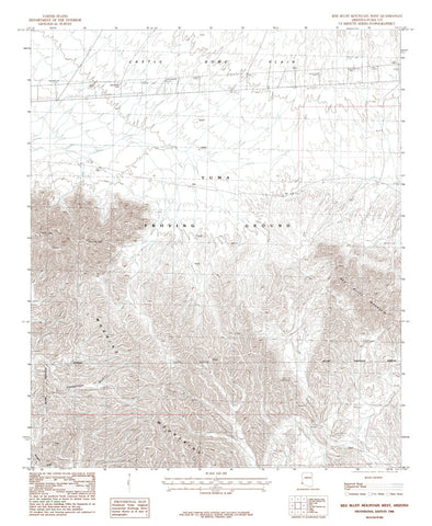 RED BLUFF MTN WEST, Arizona 7.5' - Wide World Maps & MORE! - Map - Wide World Maps & MORE! - Wide World Maps & MORE!