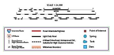 Columbia, Arizona / Off-Road Series - Wide World Maps & MORE! - Map - Adventure iDiaz Maps - Wide World Maps & MORE!