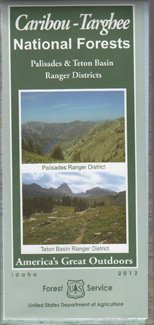 Caribou-Targhee National Forest, Palisades & Teton Basin Map - Wide World Maps & MORE! - Book - Wide World Maps & MORE! - Wide World Maps & MORE!