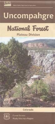 Uncompahgre National Forest Plateau Division, Colorado - Wide World Maps & MORE! - Map - United States Department of Agriculture - Wide World Maps & MORE!